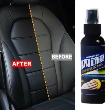 120ml Car Interior Spray Wax Maintenance Tool Car Seat Leather Restoreration Plastic Restore Renew Tool Cleaning Spray