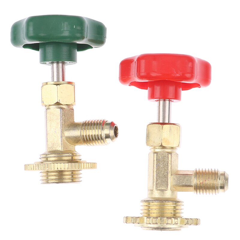 Til bil aircondition kølemiddel åben 1pc sae auto ac kan tappe ventil flaskeåbner  r134a m14 / 1/4 "lækagesikker switch