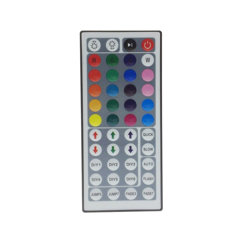 LED RGB Controller 44 Sleutel Dubbele Uitgang IR Afstandsbediening voor LED RGB strip DC12V