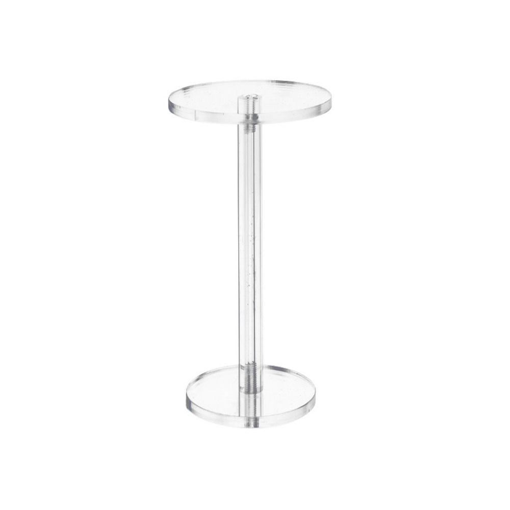 Storage Rack Round Jewelry Blind Box Display Stand Acrylic Clear Bracelet Organizer Jewellery Cosmetic Holder: WHITE