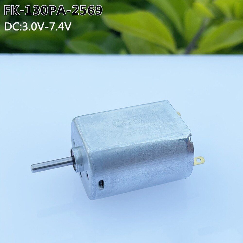 mikro fk -130-4226 flat sterk magnetisk kullbørstemotor  dc 3v 3.7v 4.5v 36500 rpm høyhastighets spindelmotor med kjølehull