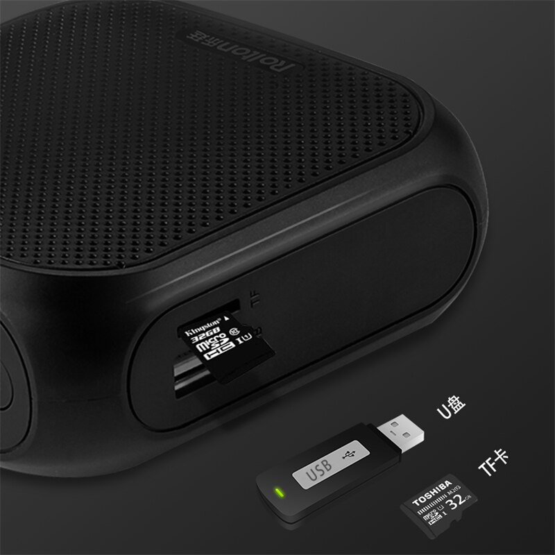 K400 amplificatore vocale portatile megafono booster con microfono cablato altoparlante altoparlante Radio FM formazione insegnante MP3