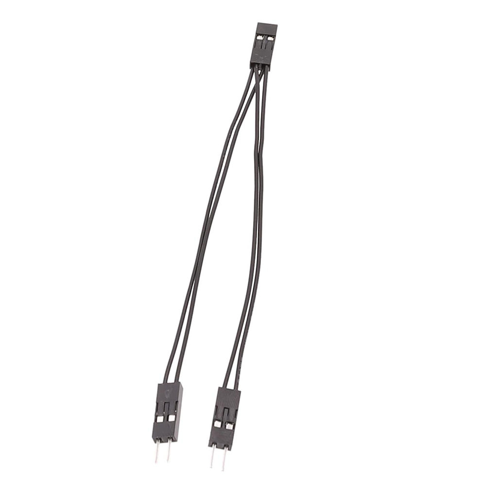10CM Motherboard switch Power Jumper SW/ RESET SW/ HDD LED /POWER LED Connect Wire 1 Femal to 2 Male Plug Cable Splitter