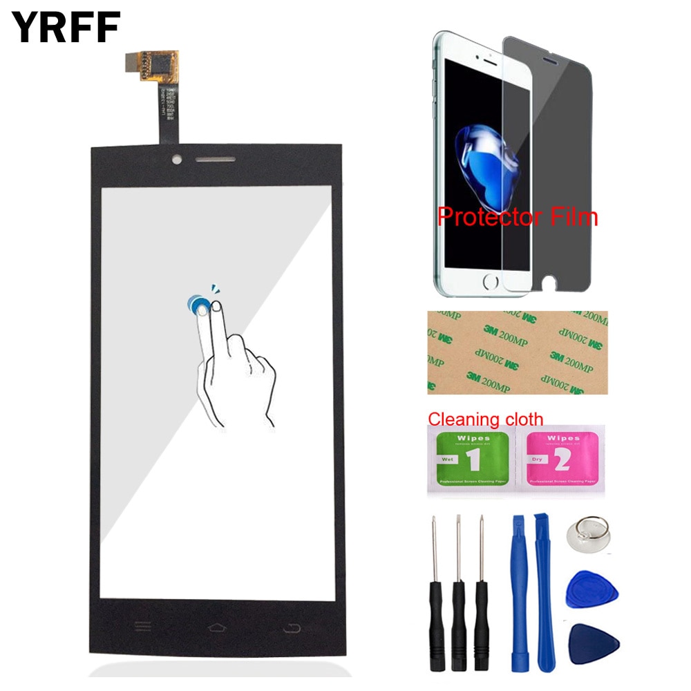 Téléphone portable tactile avant verre pour THL T6 T6S T6C T6 Pro écran tactile numériseur panneau verre capteur outils protecteur Film adhésif