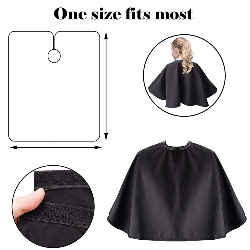 Hairdressers Gown Adults Haircuts Waterproof Cape Hair Styling Wraps Salon Haircut Tools