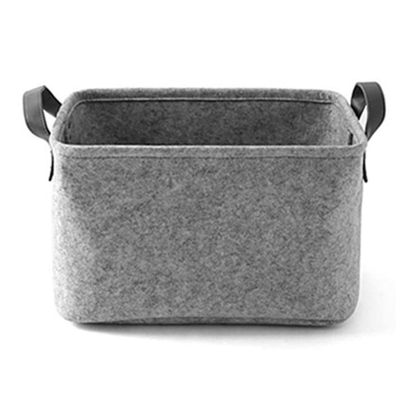 Storage basket clothes storage basket large Laundry Basket Flodable Washing Clothes Storage Box Home Sundries Organizer#45: Gray / S