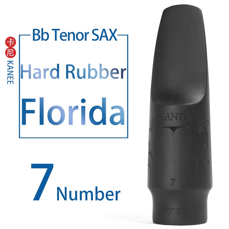 KANEE Hard Rubber mouthpiece Eb Alto Bb Tenor Bb soprano Saxophone mouthpiece Pop/Jazz