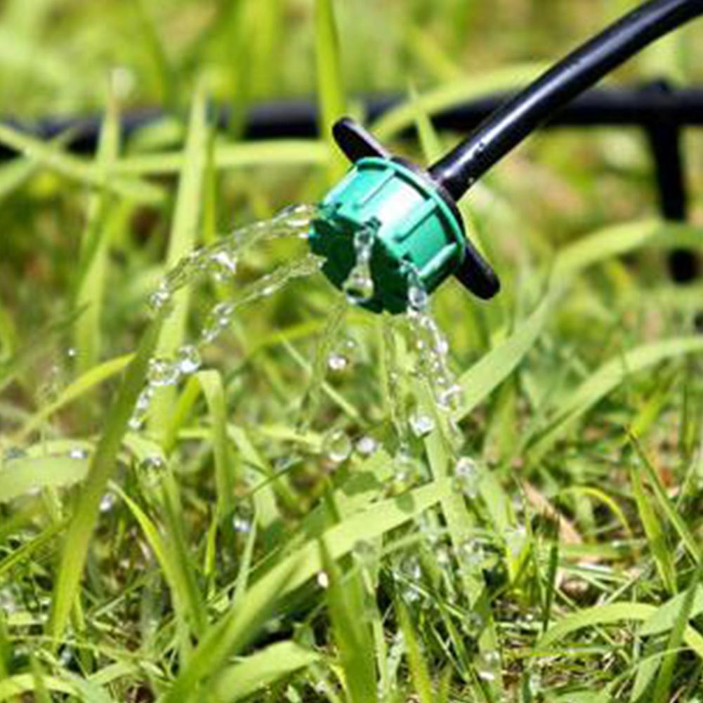 50/100 stk/sæt havesprinklervanding mikroflow drypper drypvandingssprinklere justerbare haveredskaber sprinklerhoved