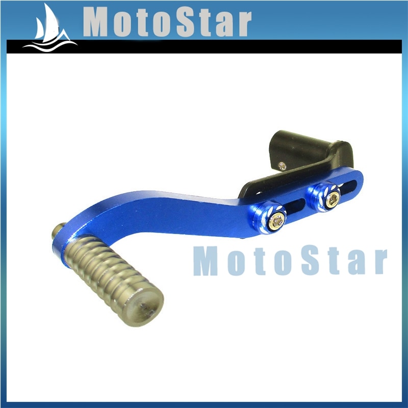 DUOHNBM Klappbarer Schalthebel Rot - Kurzer Hebel 11 Mm Für Pit/Dirt Bikes 50-250 Cc