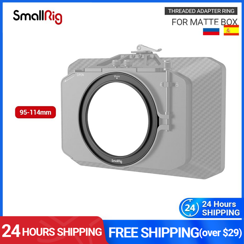 Smallrig 95-114Mm Schroefdraad Adapter Ring Voor Matte Box 2661