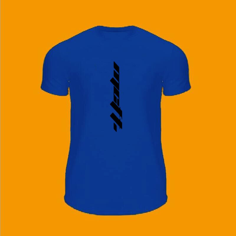 Summer Sportswear Mens Running T Shirts Gym Clothing Men's O-neck Tops Cotton Fitness Bodybuilding Short Sleeve Tshirt: Blue / XXL