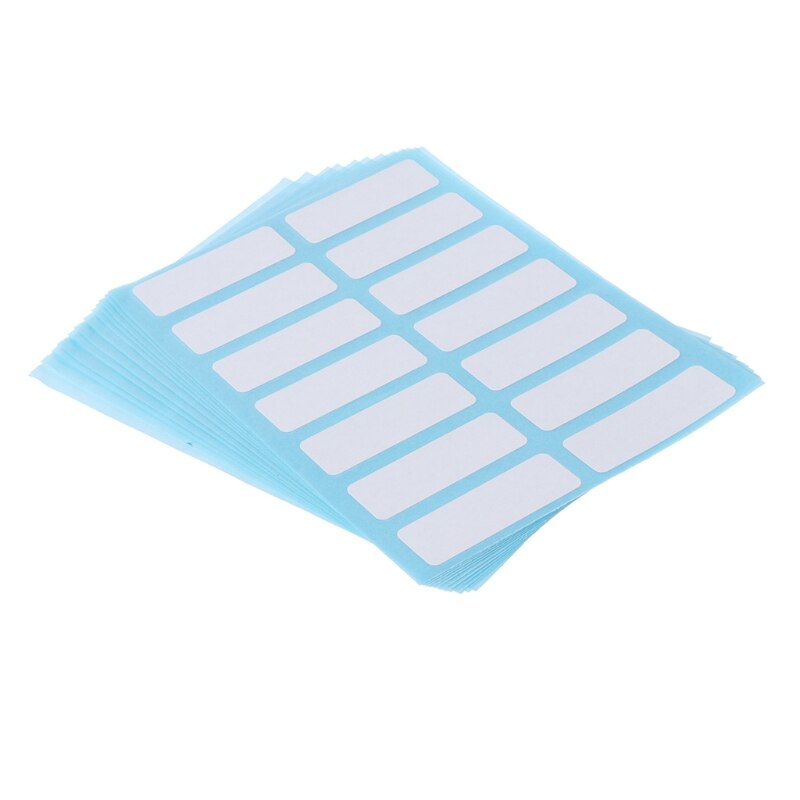 12 Sheet Self Adhesive Sticky White Label Lege Stickers Note Tags Craft