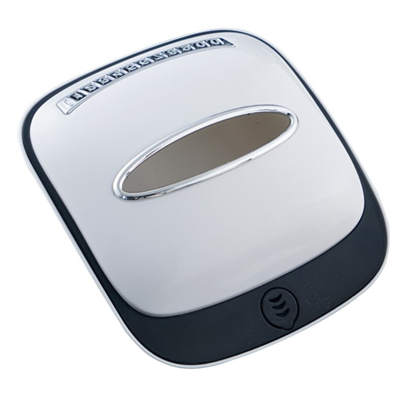 Car Tissue Napkin Holder Solid Tissue Organizer Storage Box Anti-slip Auto Interior Accessories: White