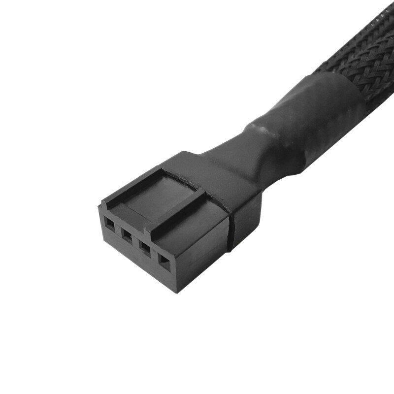 Pwm vifte splitter 4 pinner adapter kabel 1 til 1 2 3 4 datamaskin cpu kjøler vifte splitter pc chassis vifte forlengelse strømkabel