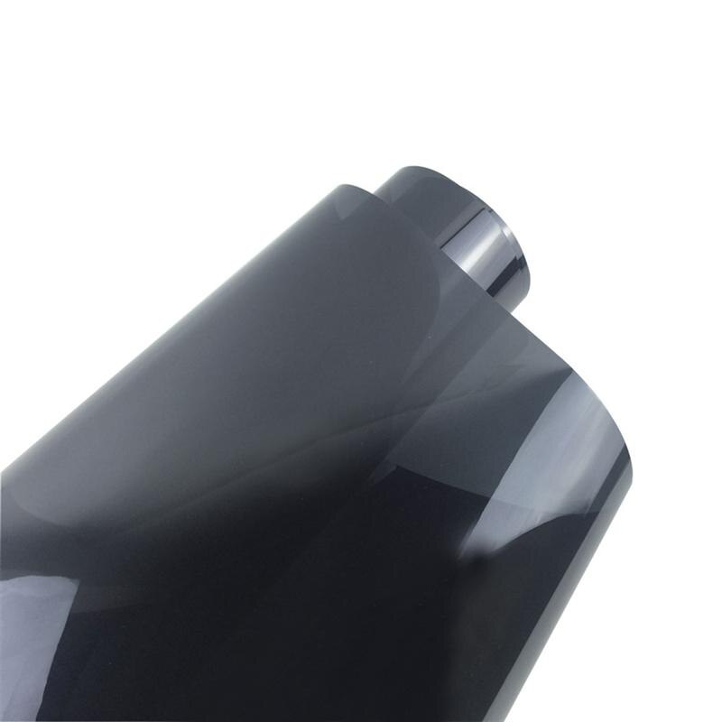 75cmx3M Car Van Window Tint Film Universal Fit for Privacy Sun Glare Heat Reduction (Black)