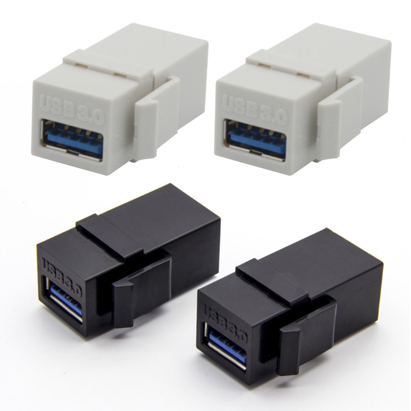 Cpdd 2 Stuks Usb 3.0 A Female Naar Een Vrouwelijke Extension Keystone Jack Coupler Connector Adapter Converter