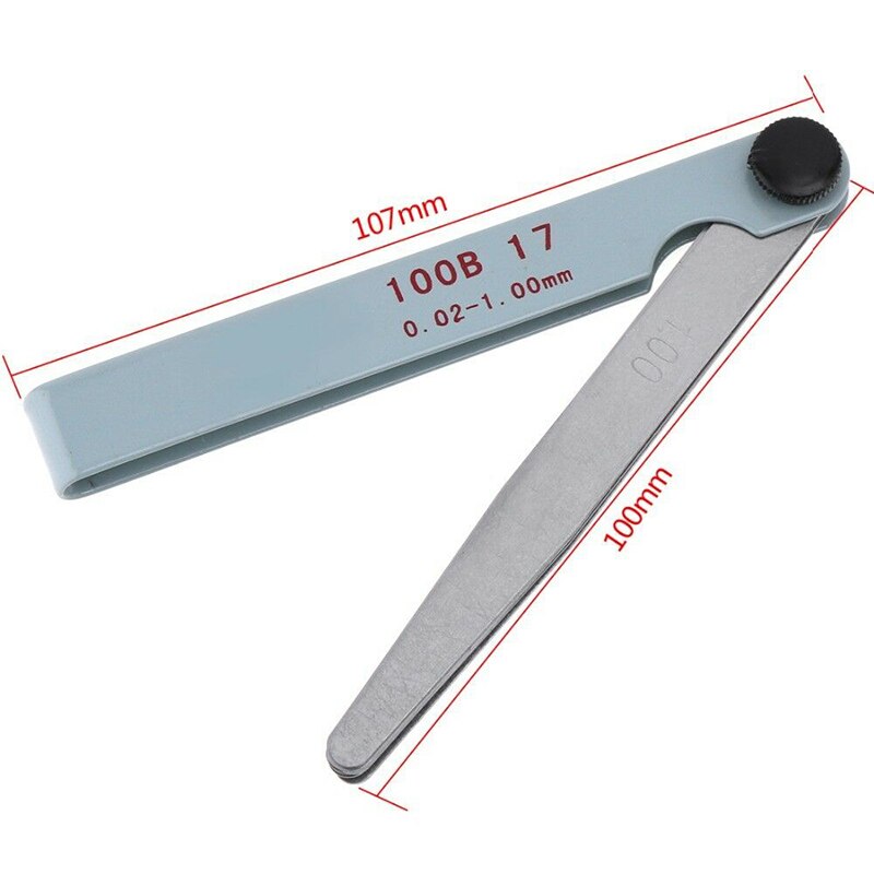 Gap Voelermaat 1Pcs Bougie Tool Valve Silver Meetbereik: 0.05-1.00Mm