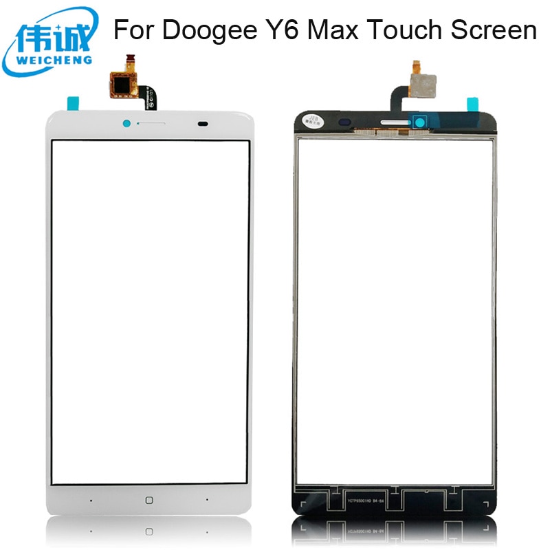 Touch Screen Panel Voor Doogee Y6 Max Sensor Touch Screen Digitizer Panel Reparatie Onderdelen Voor Glas Lens Sensor Gereedschap