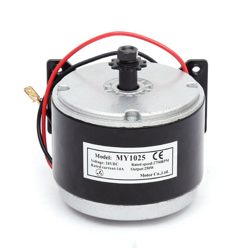 24V Electric Motor Brushed 250W 2750RPM Chain for E Scooter Drive Speed Control 24V250W Brushed High Speed Motor