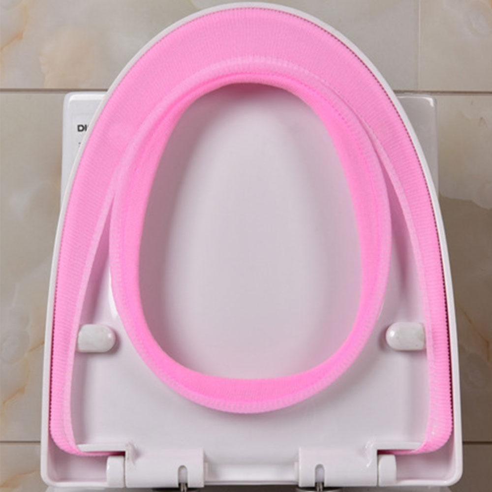 Kolorowe ciepłe miękke zmywalne pokrowiec na deskę sedesową zestaw mata robić wystroju domu Closestool mata poszewka pokrowiec na klapę sedesu akcesoria