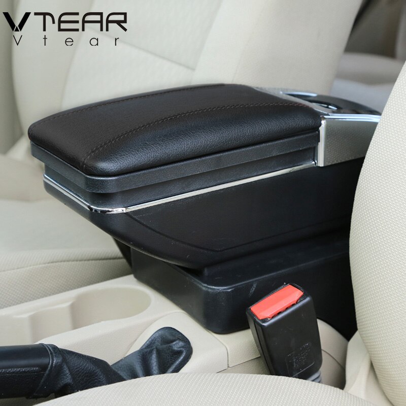 Vtear For mazda CX-3 CX3 armrest box central Store content box cup holder ashtray interior car-styling accessories2019: black line