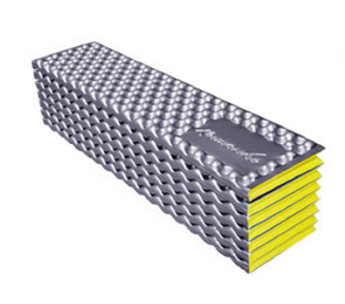 Ultralight Portable Outdoor Camping Mat Ultralight Foam Folding Beach Tent Picnic Mat Sleeping Pad Waterproof Camping Mattress: Type A  Yellow