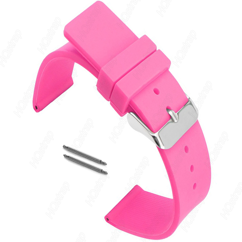 Correa de silicona para reloj de 14mm, 16mm y 18mm, correa de repuesto Universal para reloj para mujer y hombre, pulsera resistente al agua, accesorios para relojes: Beige / 14 mm