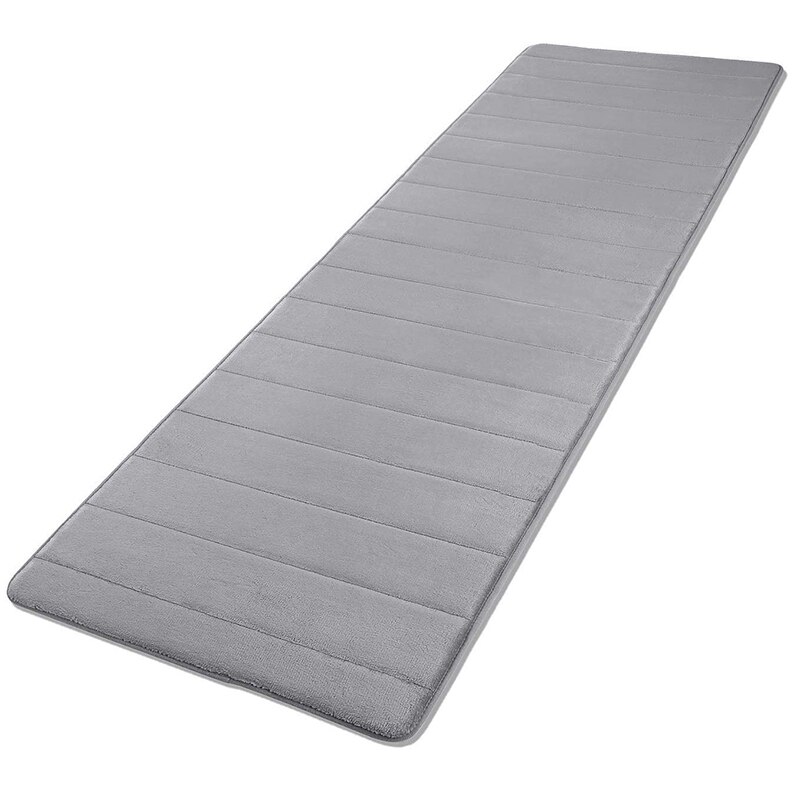 Memory Foam Soft Badmatten-Non Slip Absorberende Badkamer Tapijten Extra Grote Maat Runner Lange Mat Voor Keuken Badkamer vloeren 60X16: Default Title