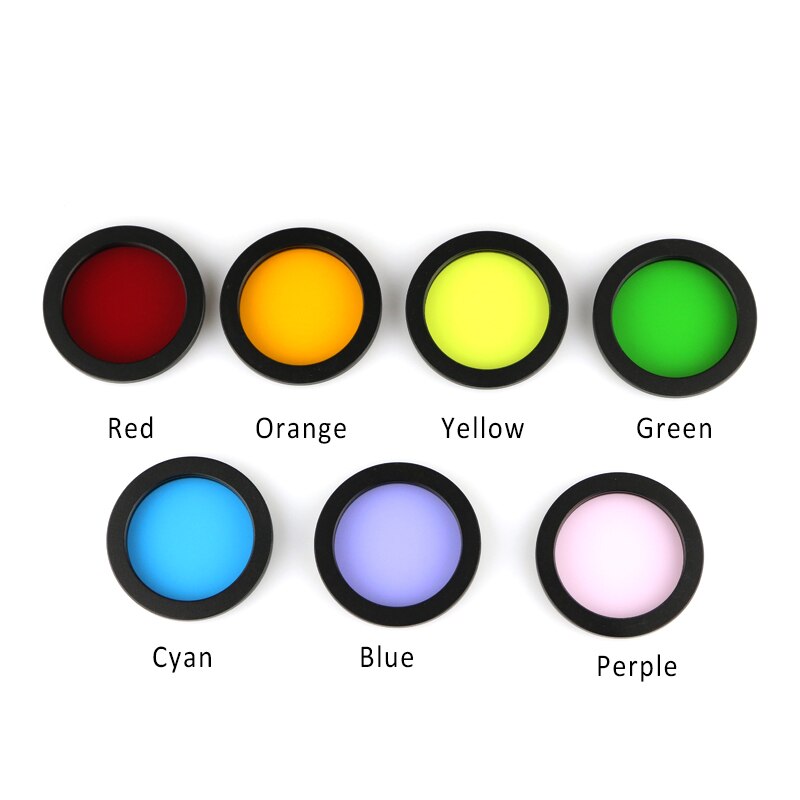 2 tum teleskop rgb filter astro filter för astronomiska teleskop lins - blå färg