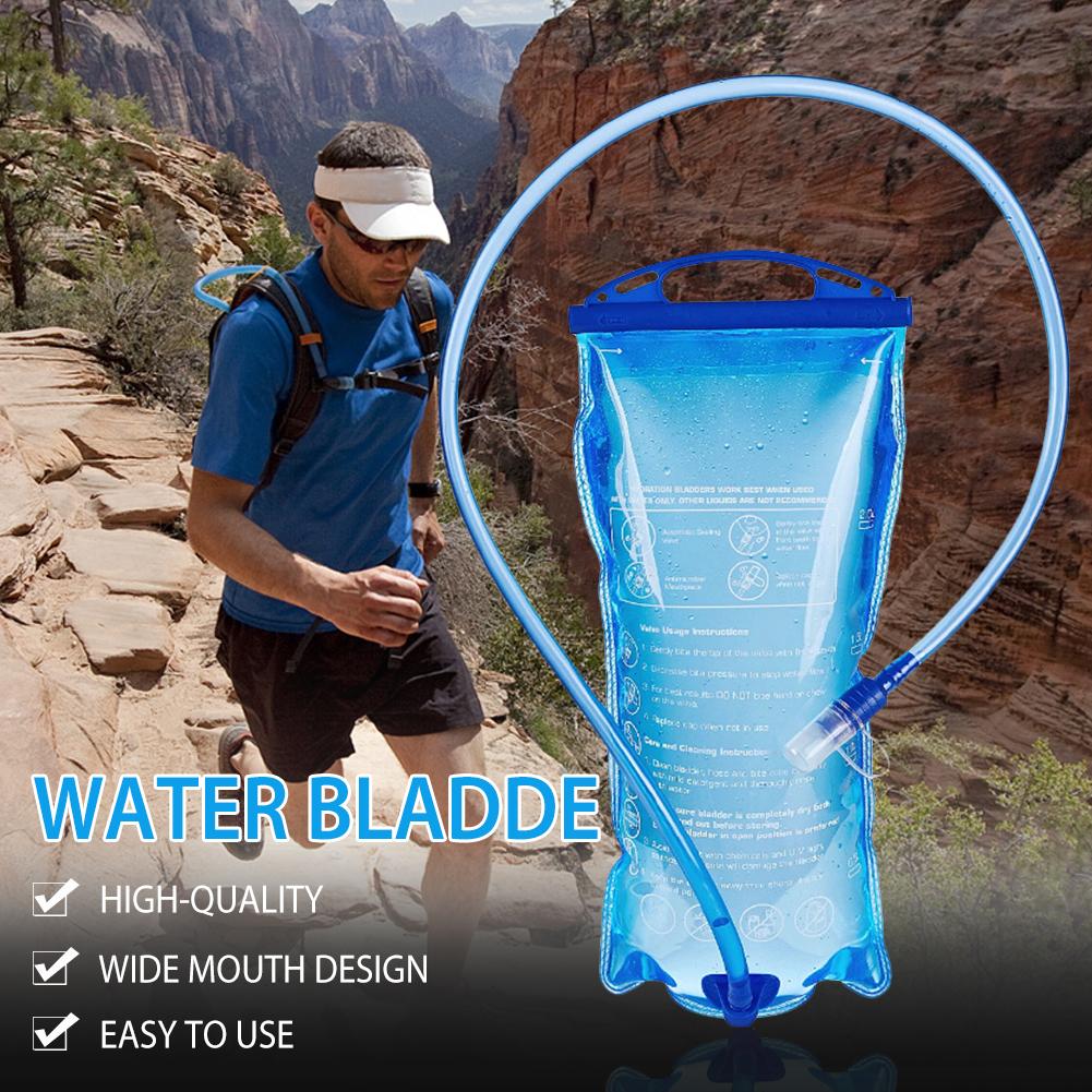 1.5/2/3L Draagbare Sport Fles Outdoor Sport Fietsen Water Bag Pvc Grote Capaciteit Klimmen Outdoor Water Fles Weerstand