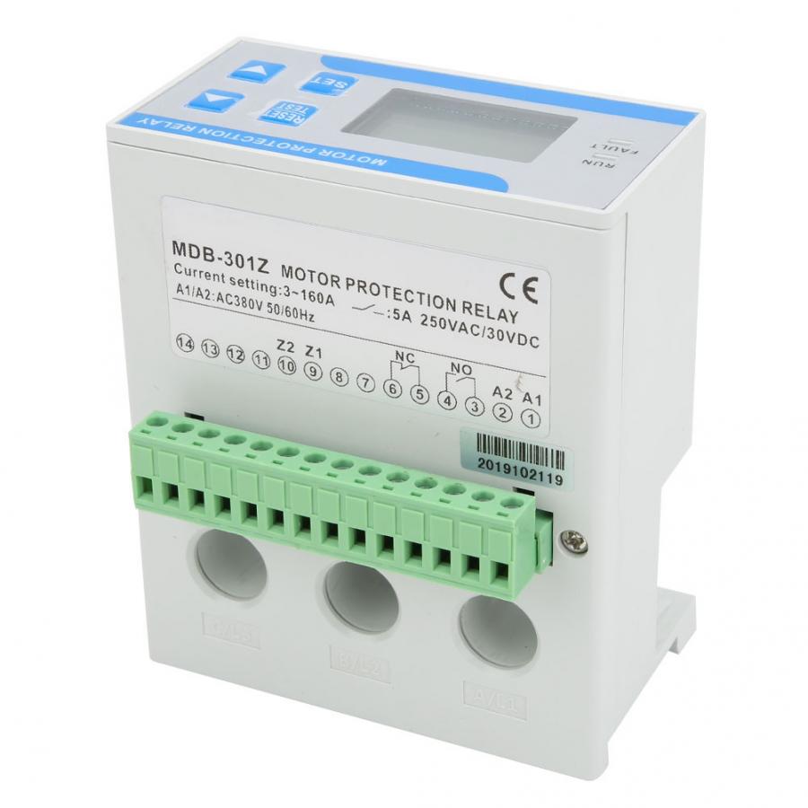 Motor Overload Protector Integrated Motor Protector 3-Phase Digital Phase-Failure Over/Under Load Protector AC380V 3-160A