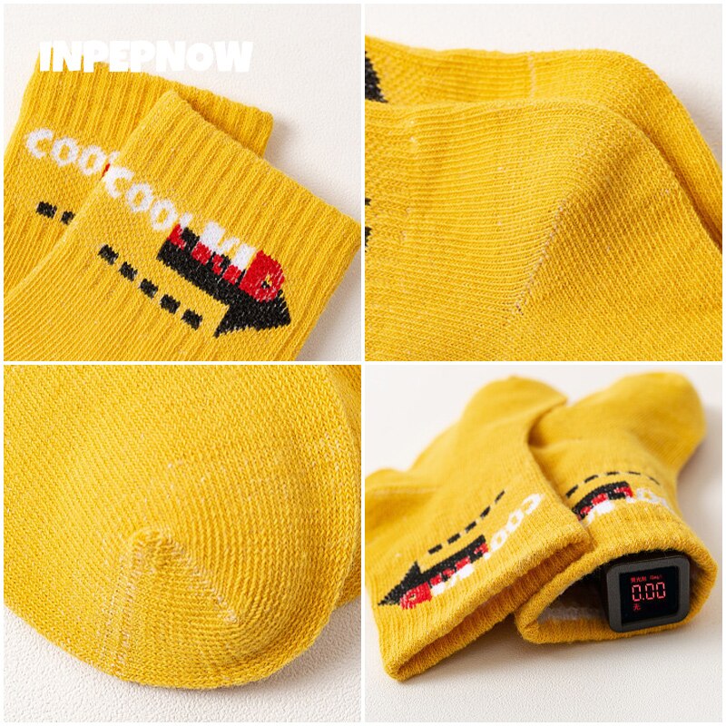 INPEPNOW-Calcetines divertidos de otoño para niños y niñas, de dibujos animados, para la escuela, WZ101,