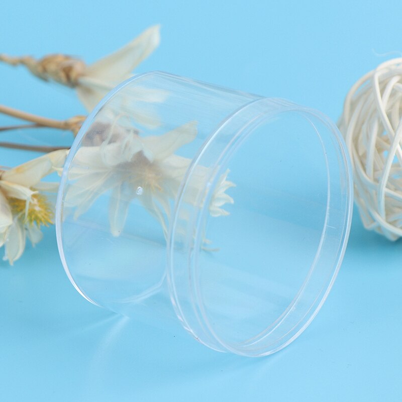 100 ML Translucent Plastic Container Box For Slime Mud Clay DIY Accessory Slime Box Storage Box Bottle With Lid Slime Tool
