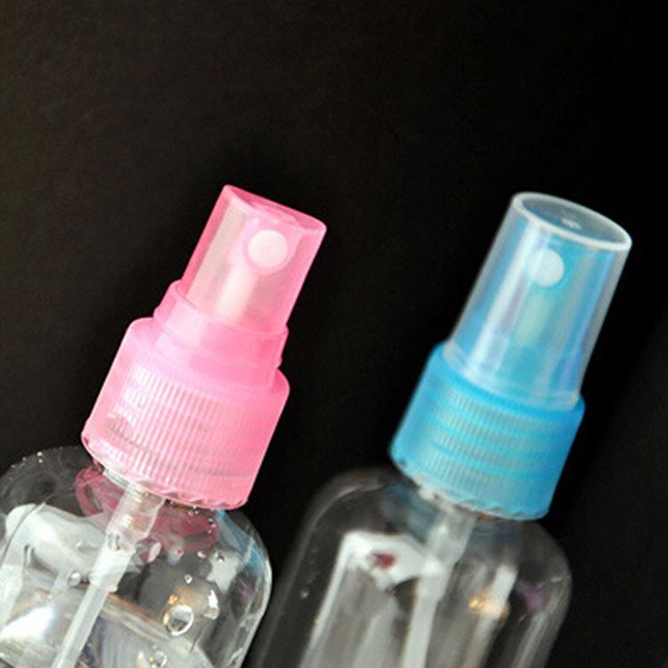 100Ml Kleur Willekeurige Lege Plastic Nuttig Parfum Transparant Verstuiver Spray Fles Hervulbare Gekleurde Transparante Spray