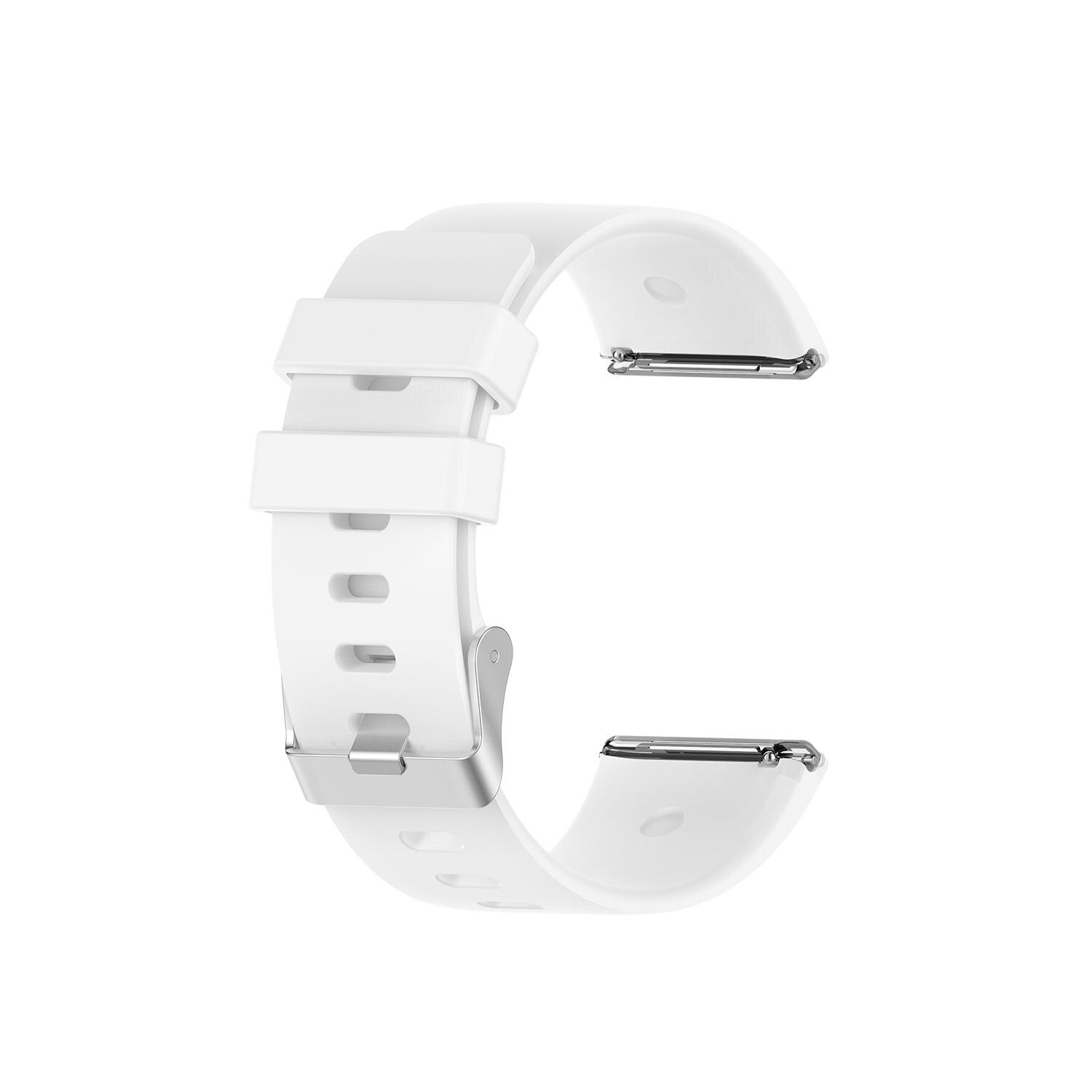 For Fitbit Versa 2 Smart Watch Replacement Waterproof Wristband 2 Official Silicone Strap Smart Watch Accessories Watch Band: 01 white