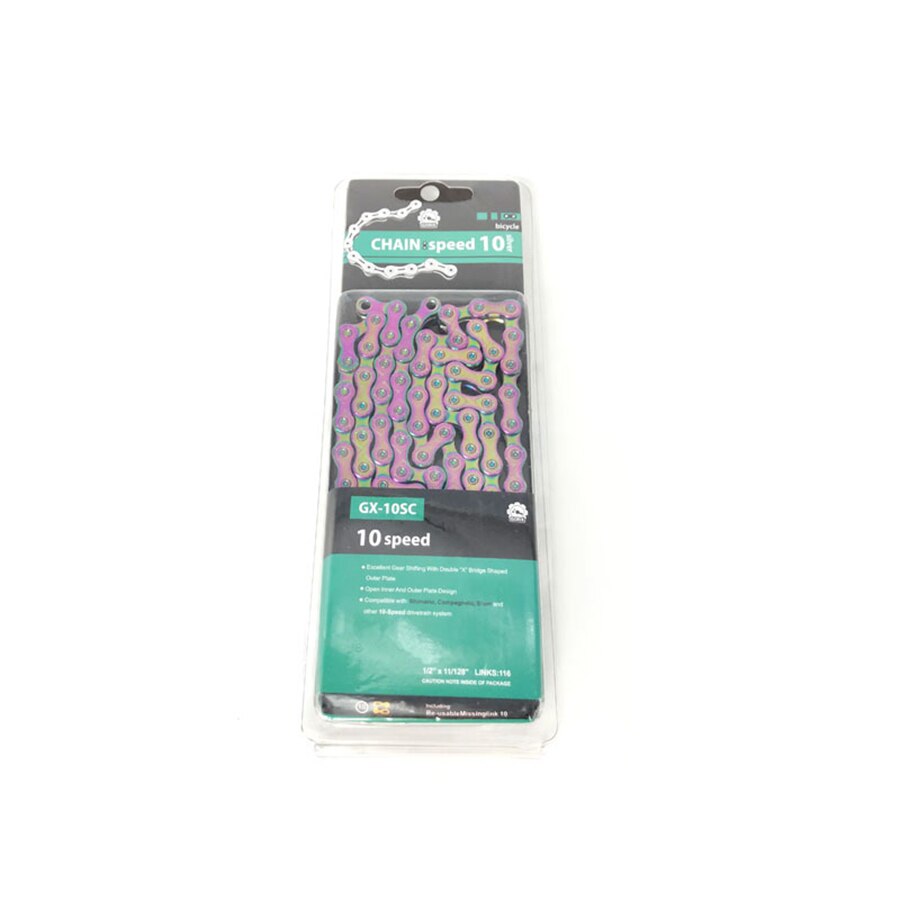 Łańcuch rowerowy MTB łańcuch rowerowy kolorowy łańcuch 9/10/11/12 łańcuch prędkości 116L z rowerami magiczna klamra części rowerowych