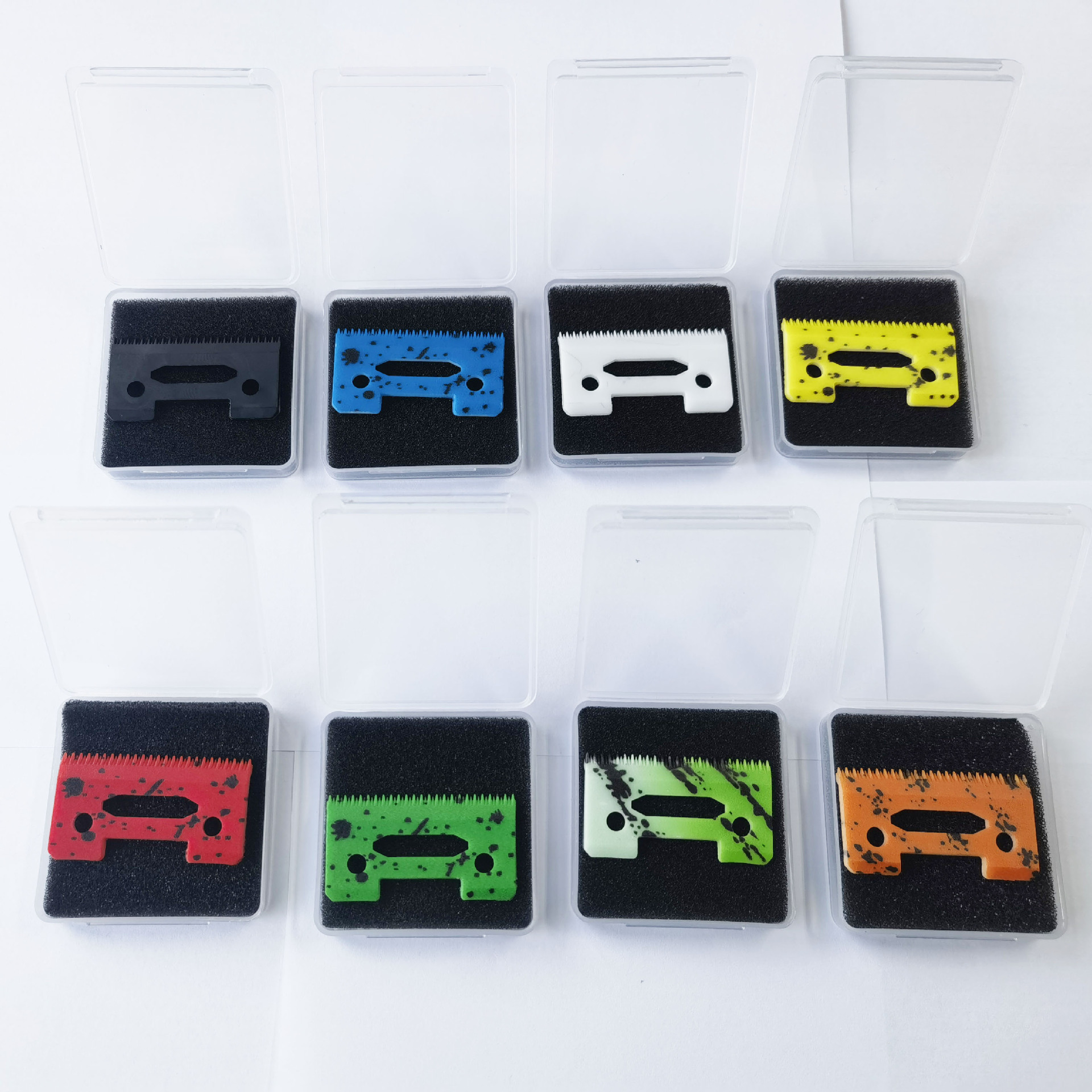 Lâminas de corte de cerâmica para máquina de corte de cabelo profissional 8148, lâminas de substituição de cabeça de cortador de cerâmica, acessórios de barbeiro