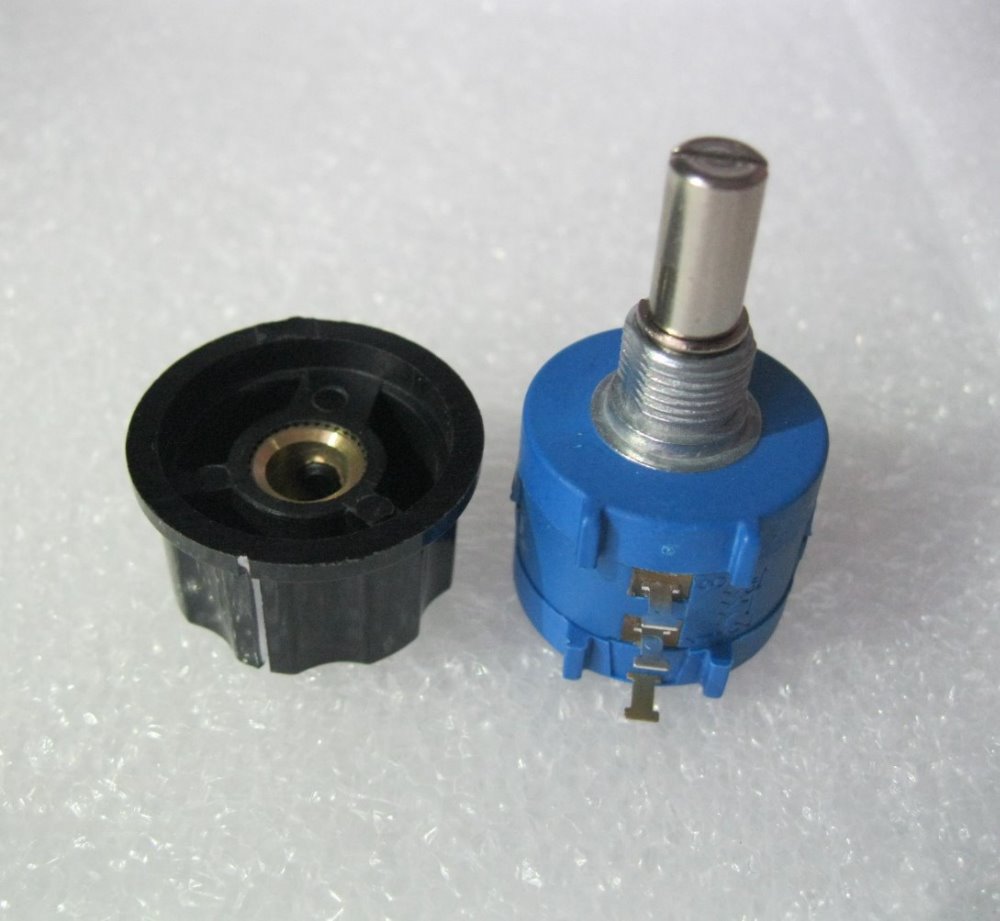 1pc 3590s-2-104l 3590s 100k ohm præcision multiturn potentiometer switch 10 ring justerbar modstand tilføj  a03 knappen