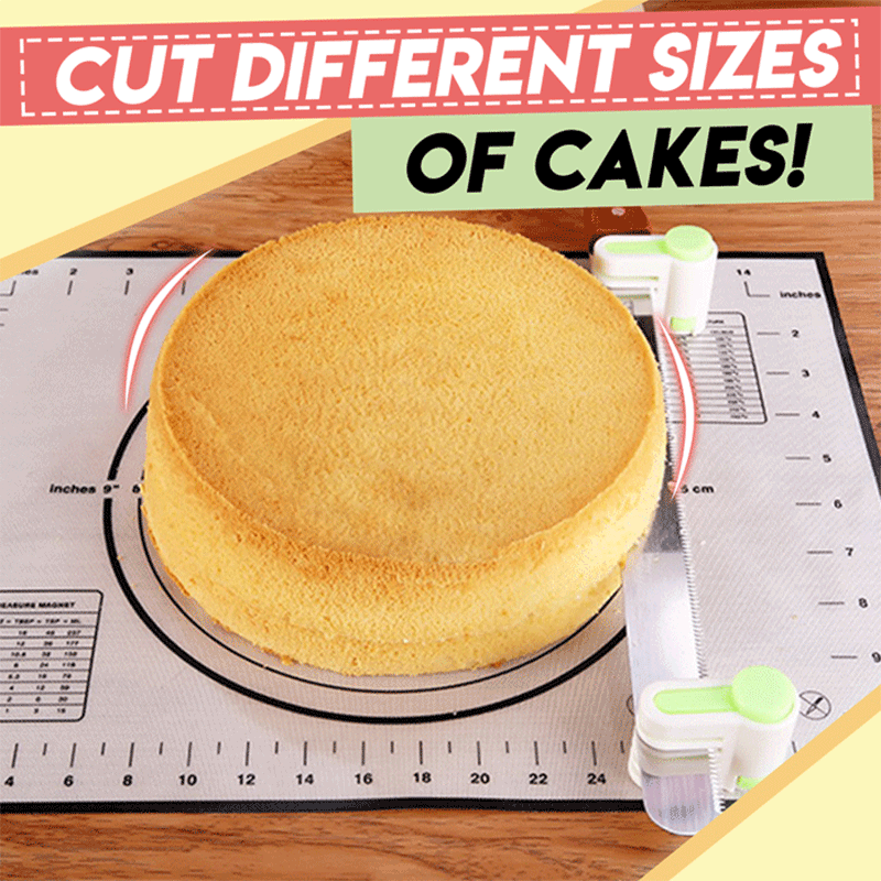 Even Cake Slicing Leveler Cake Slicers 5 Layers Cake Pie Slicer Sheet Guide Cutter Server Bread Cutting Fixator Kitchen Tools