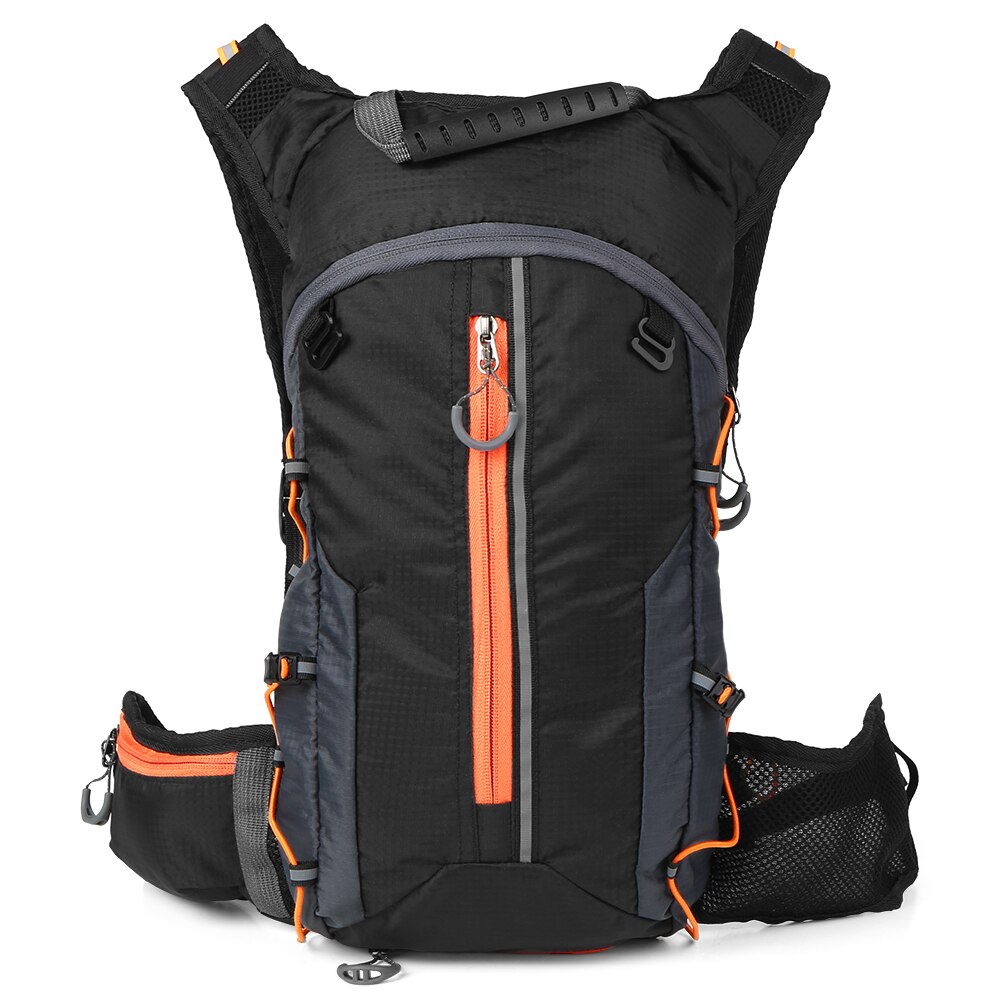 Foldable Cycling Backpack Lightweight Outdoor Rucksack Sports Backpack Bike Bag Riding Hydration Pack: orange