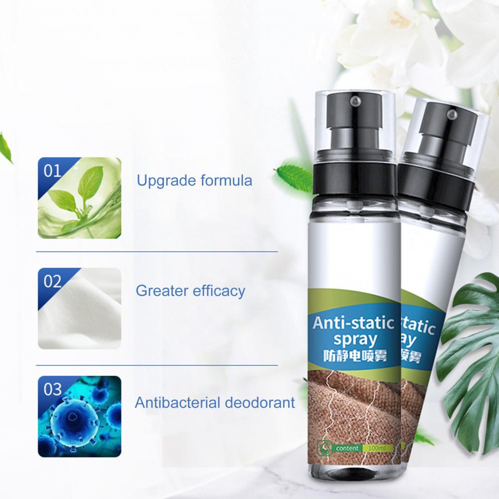 Great User-friendly Compact Clothes Static Remove Spray Odor Eliminator Wrinkle Release Spray Static Remove Spray