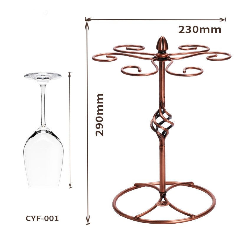 metal copper barware storage goblet cup rack racks hanging wine glass decorations holder bar home decor