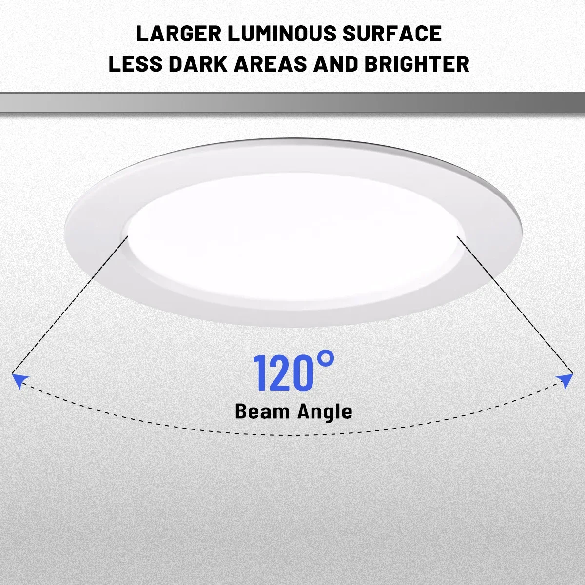 4 stuks draaischakelaar cct led downlight 100-240v 3000k 4000k 6500k plafondlamp 6w-24w inbouw ronde paneellamp binnenverlichting