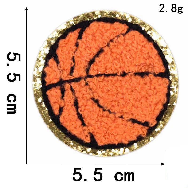 Sport Carnaval Voetbal Basketbal Honkbal Embleem Kleding Accessoires Badge Borduurwerk Sticker Strijkijzer Patches