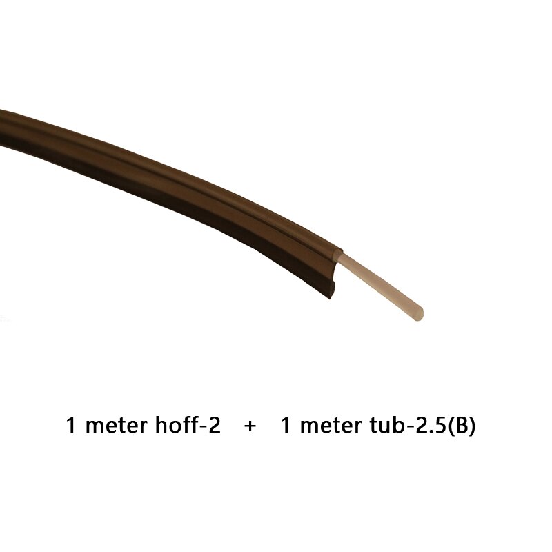 2.5mm/3mm/3.5 mm 4mm/5mm/6mm/7mm fiberoptisk rør med skjørt og fiberoptisk kabel til romtrinn bilinnredning: Hoff -2 kar -2.5( b)