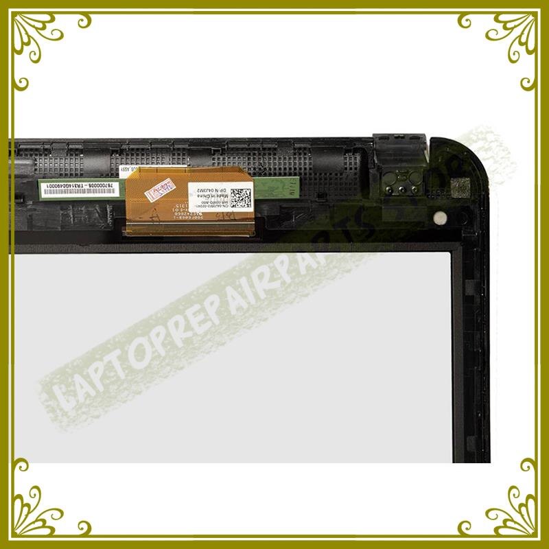 Tocco originale Per Dell Inspiron 15R 3521 5535 3535 (0T1CFK) (04J3M2) 15.6 &quot;Touch Screen Digitizer lunetta Argento Nero