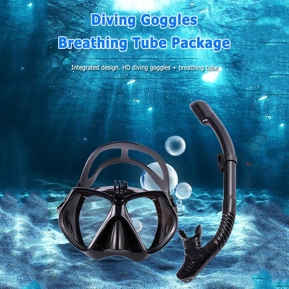 Underwater Mask Camera Diving Mask Swimming Goggles Snorkel Scuba Diving Equipment Camera Holder For Go Pro