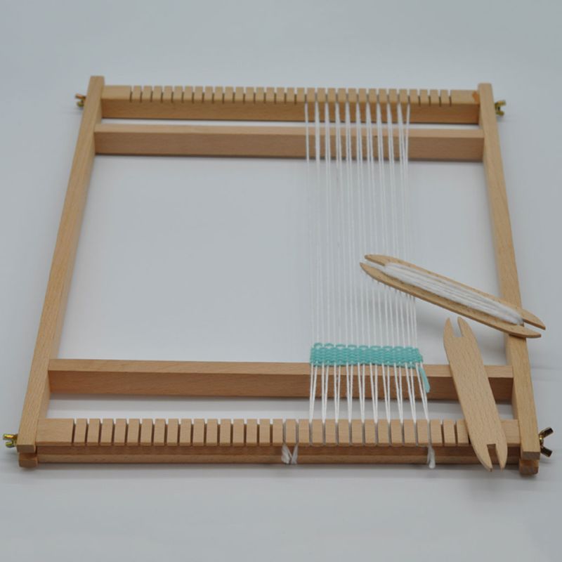 Beech Wood Weaving Shuttle Loom Knitting Tool Sweater Scarf Tapestry Coil Stick