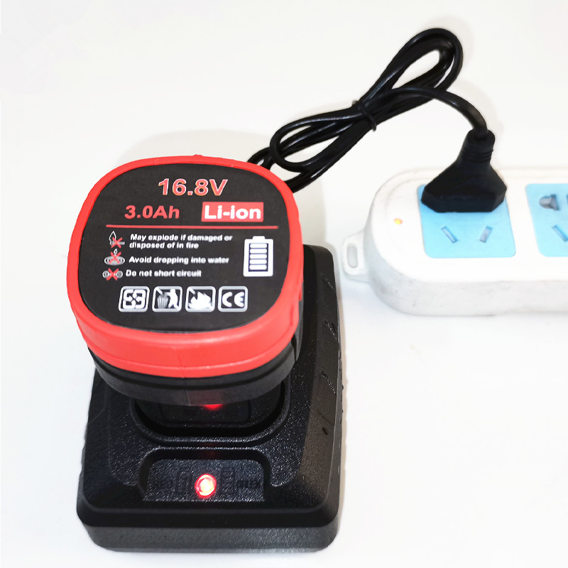 16,8 V 3,0 Ah li-ionbatterij geschikt voor borstelloze handboormachines, huishoudelijke elektrische schroevendraaiers, draadloze klopboormachines tikken