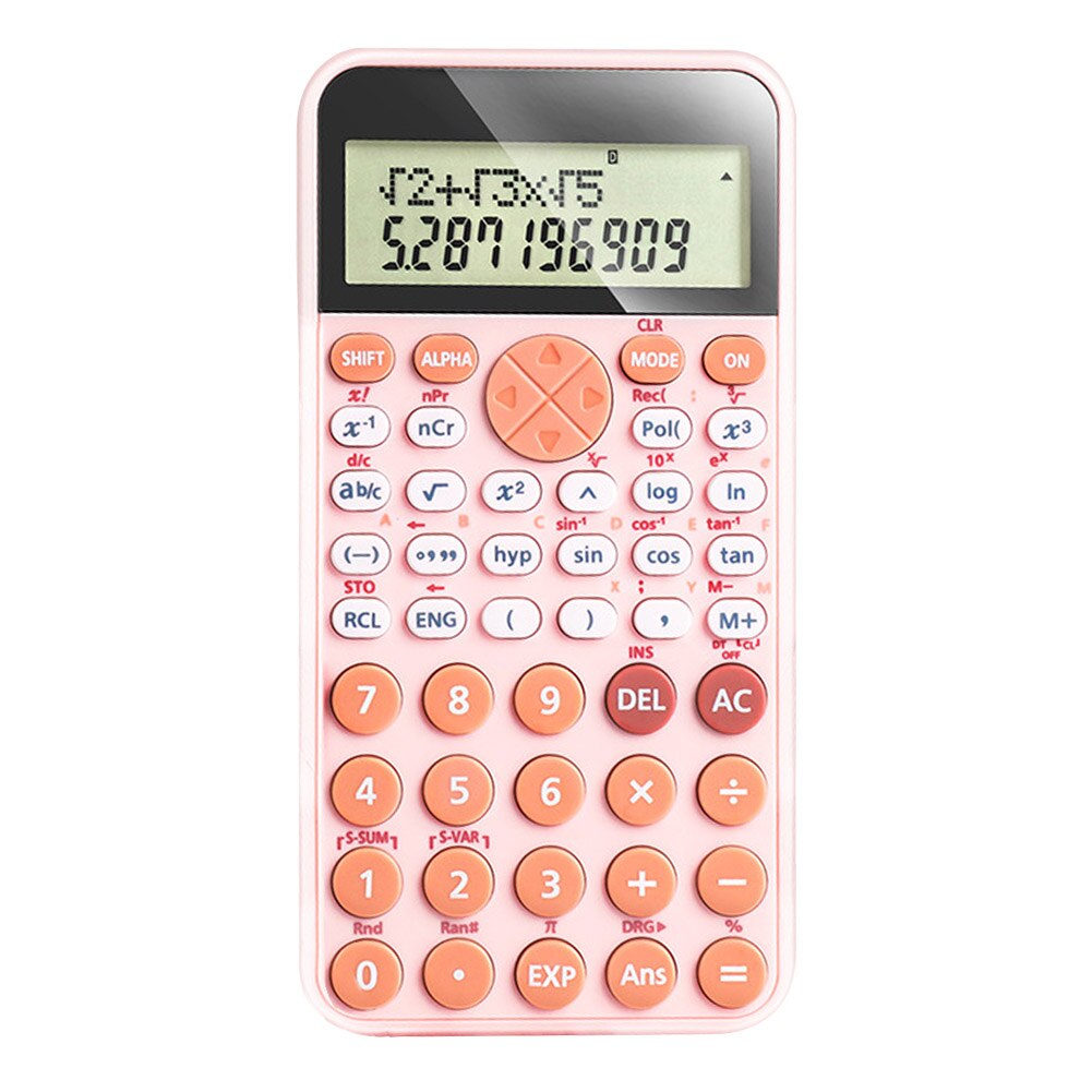 Office Universal Battery Powered Student Scientific Calculator Two Line Display Study Portable School 12 Digits